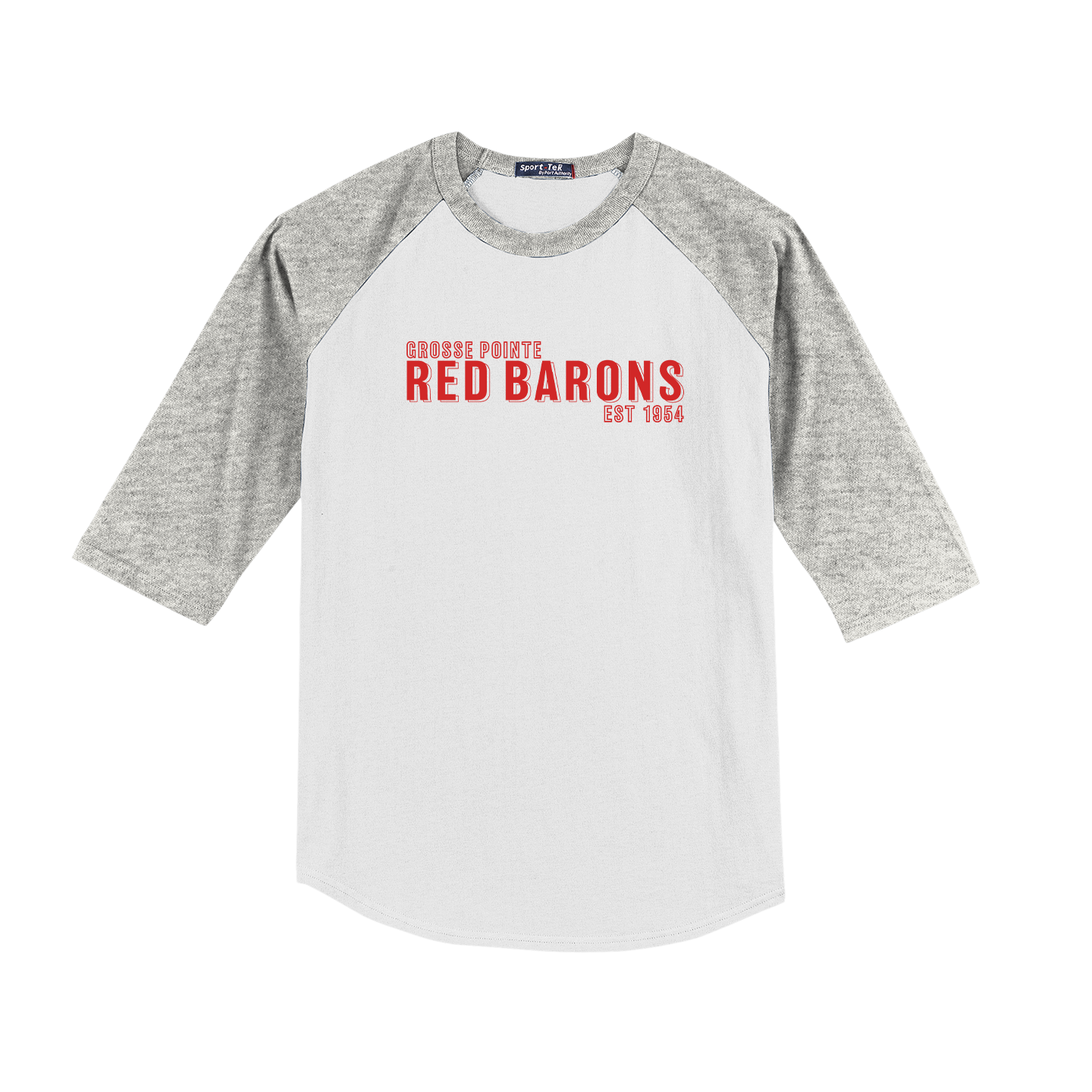 SPORT-TEK YOUTH RAGLAN JERSEY TEE