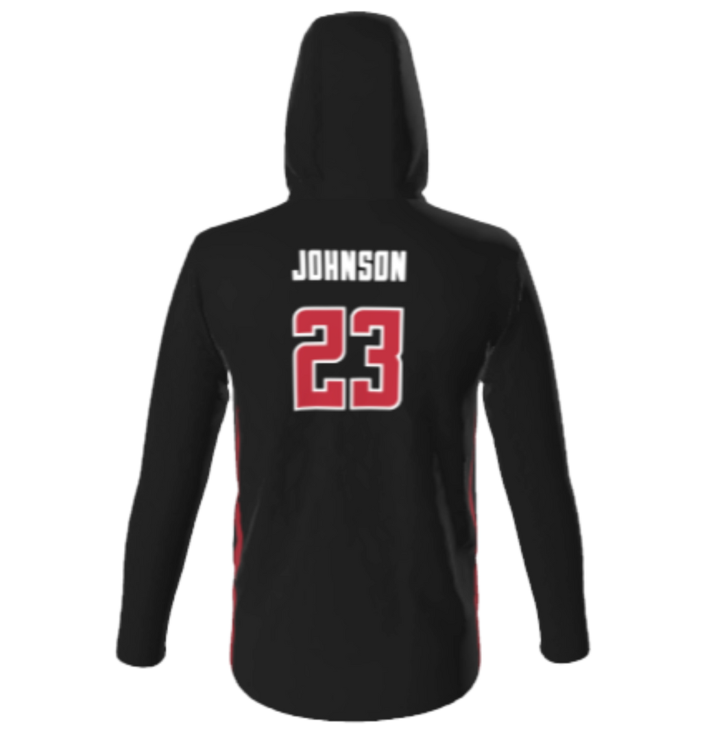 BLACK CUSTOM HOODIE