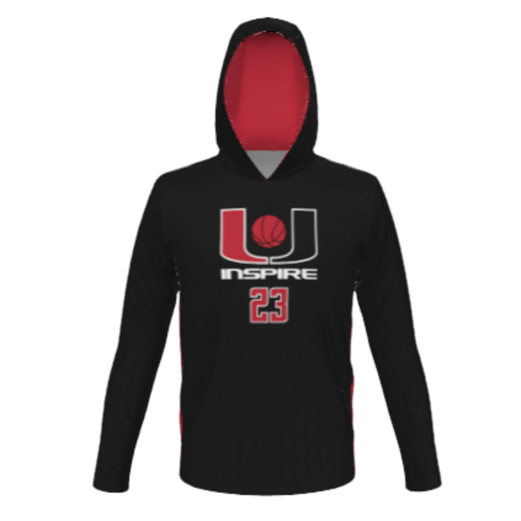 BLACK CUSTOM HOODIE