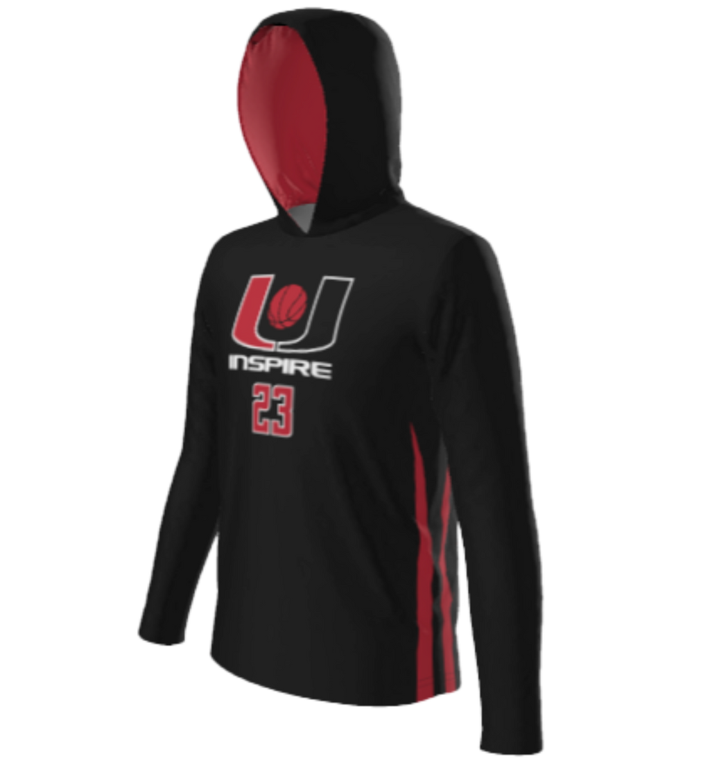 BLACK CUSTOM HOODIE