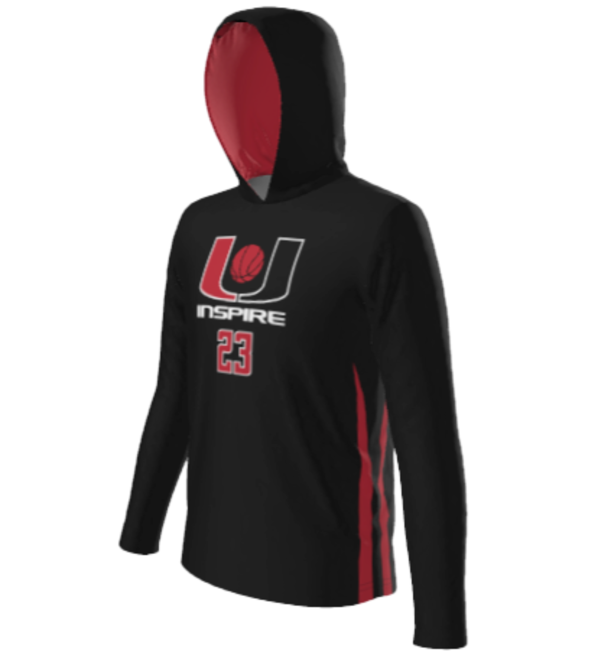 BLACK CUSTOM HOODIE