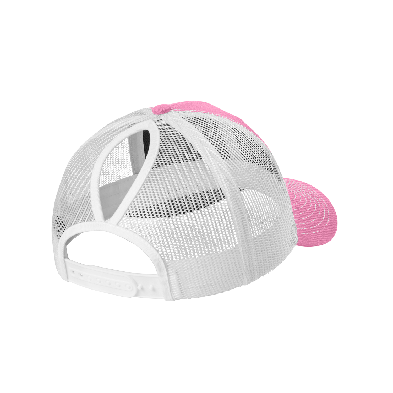 PORT AUTHORITY SNAPBACK PONYTAIL TRUCKER CAP
