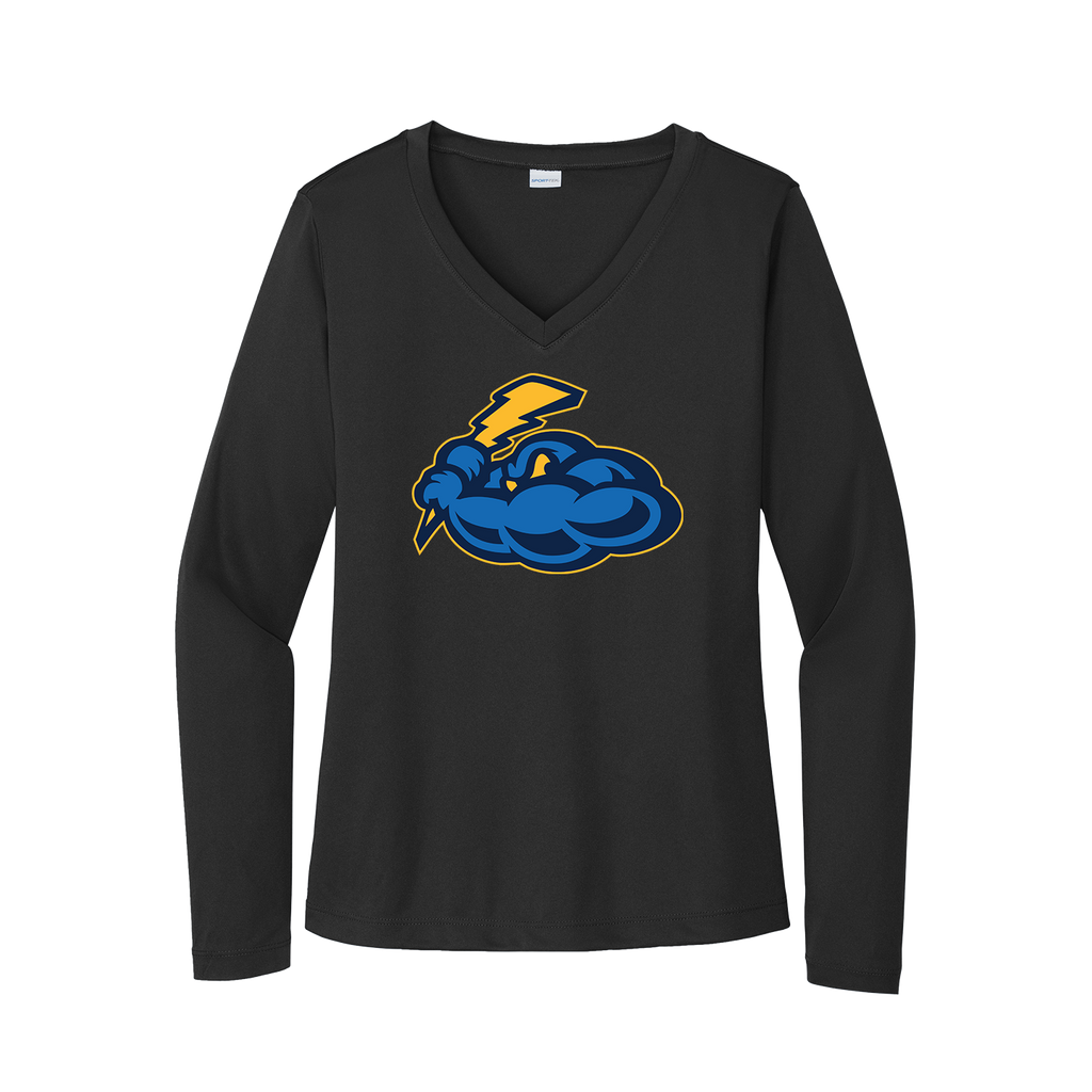 Sport-Tek® Women's Long Sleeve PosiCharge® Competitor™ V-Neck Tee