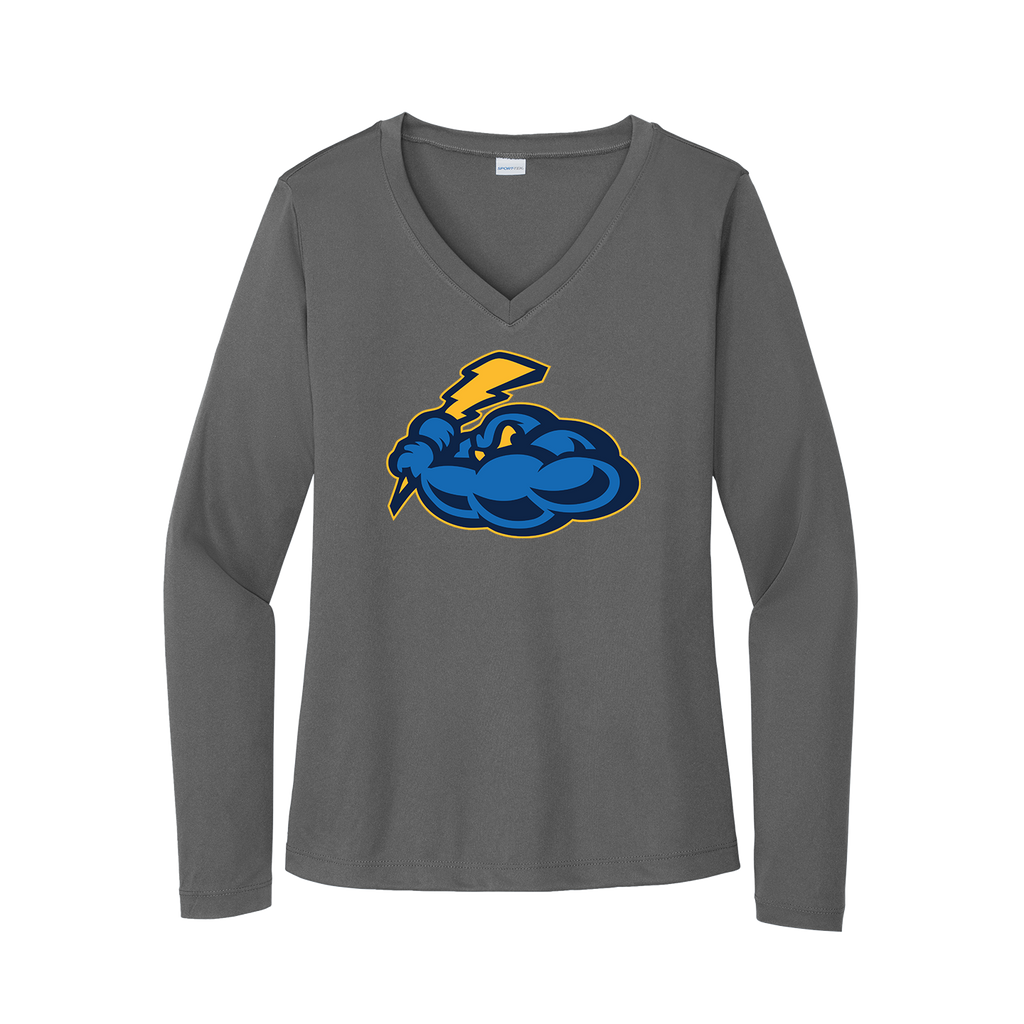 Sport-Tek® Women's Long Sleeve PosiCharge® Competitor™ V-Neck Tee