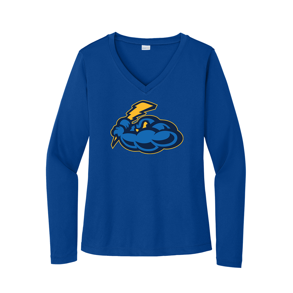 Sport-Tek® Women's Long Sleeve PosiCharge® Competitor™ V-Neck Tee