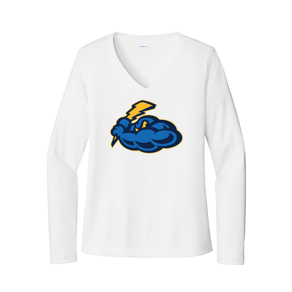 Sport-Tek® Women's Long Sleeve PosiCharge® Competitor™ V-Neck Tee