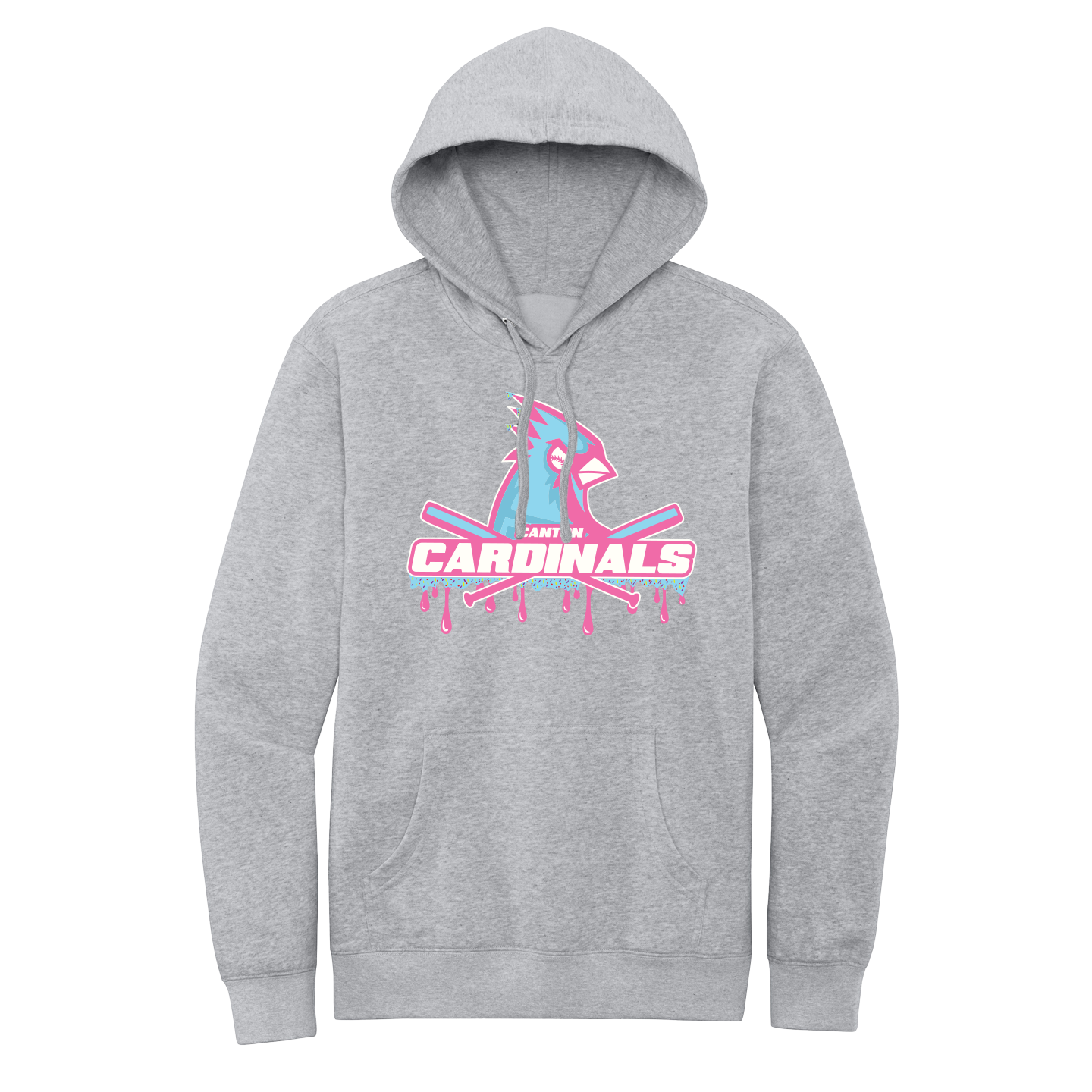 NEW District Mens V.I.T Fleece Hoodie (Cardinals Drip)