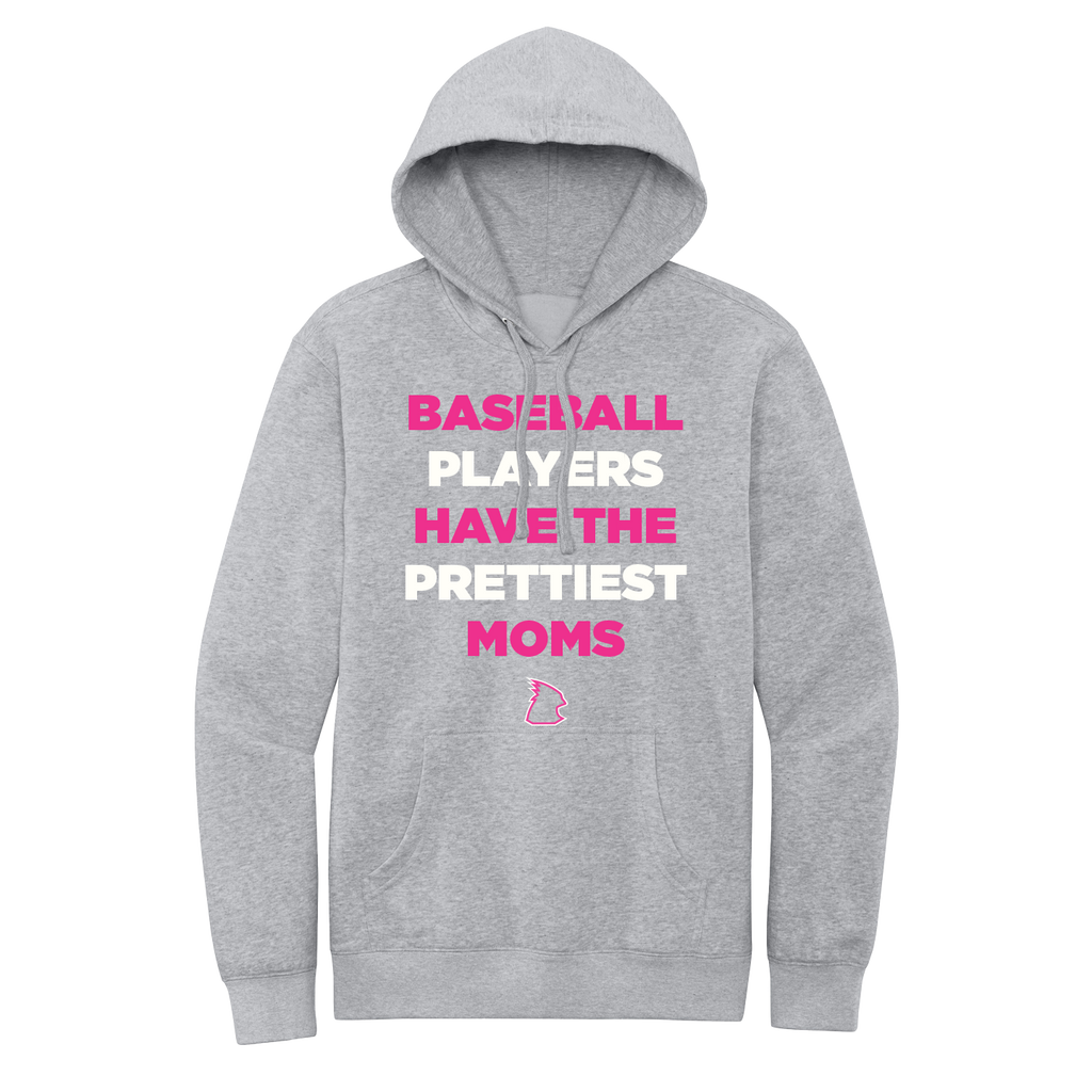 NEW District Mens V.I.T Fleece Hoodie (Baseball Players Have The Prettiest Moms)