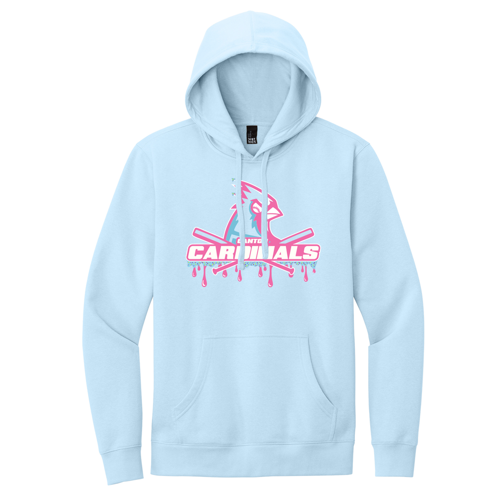 NEW District Mens V.I.T Fleece Hoodie (Cardinals Drip)