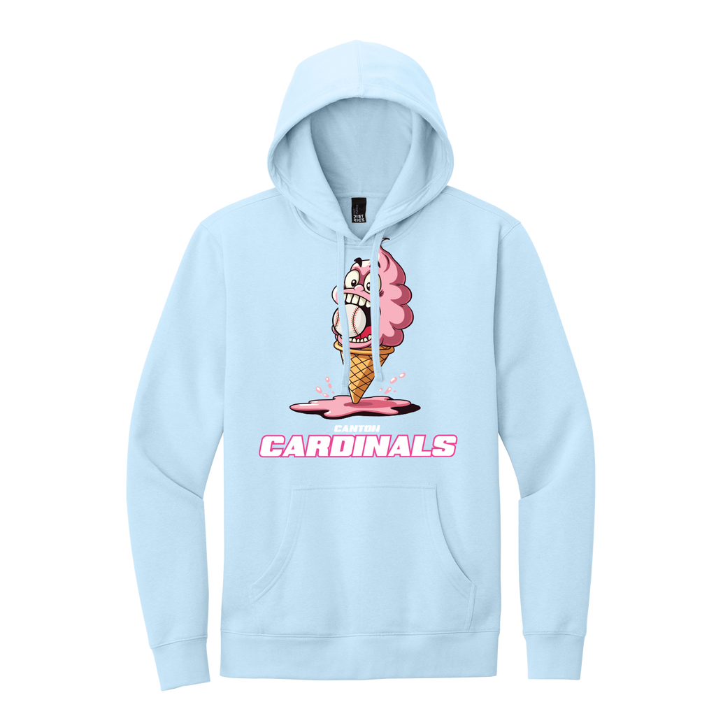 NEW District Mens V.I.T Fleece Hoodie (Ice Cream Cone)