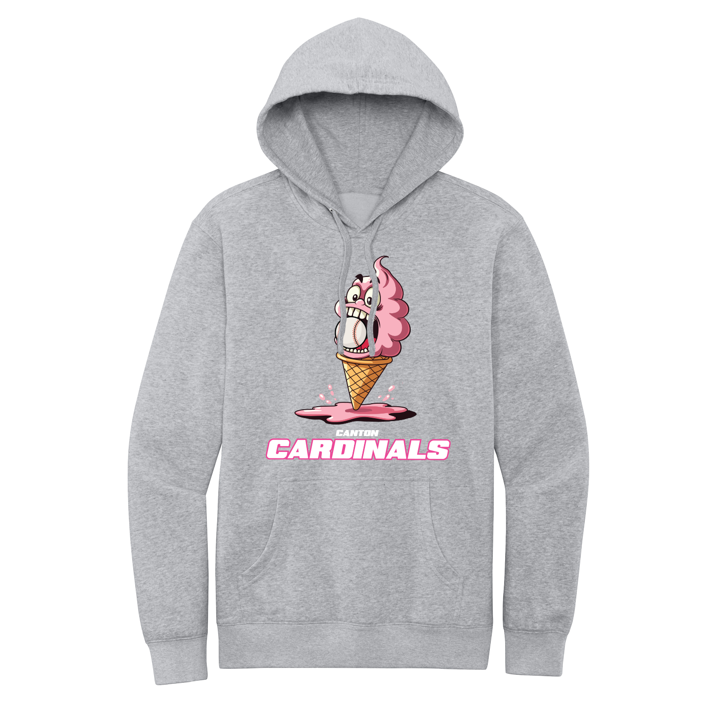 NEW District Mens V.I.T Fleece Hoodie (Ice Cream Cone)