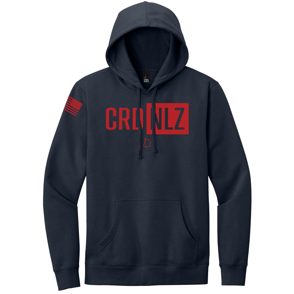 NEW District Mens V.I.T Fleece Hoodie (CRD NLZ)