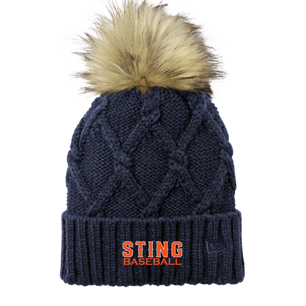 NEW ERA FAUX FUR POM BEANIE