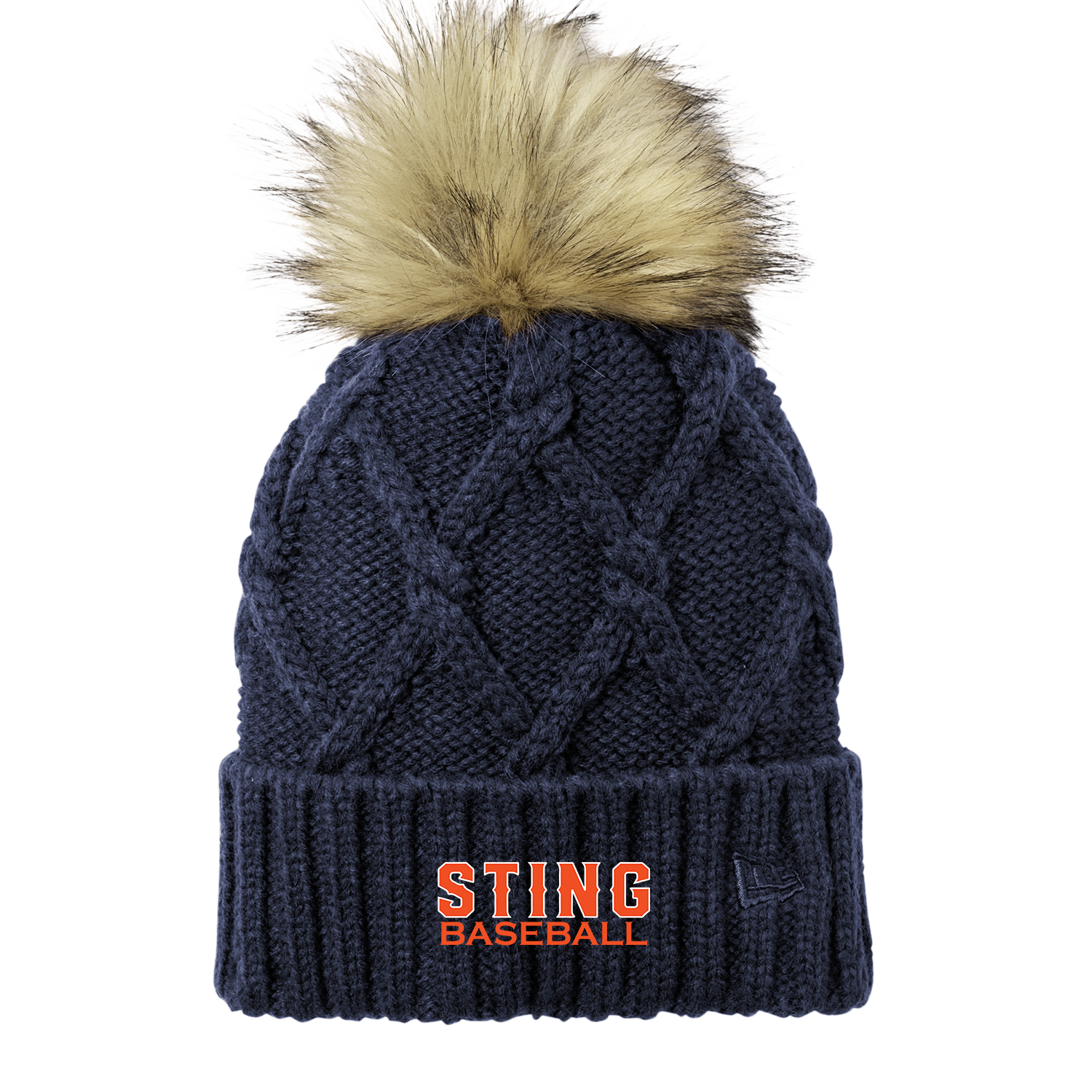 NEW ERA FAUX FUR POM BEANIE