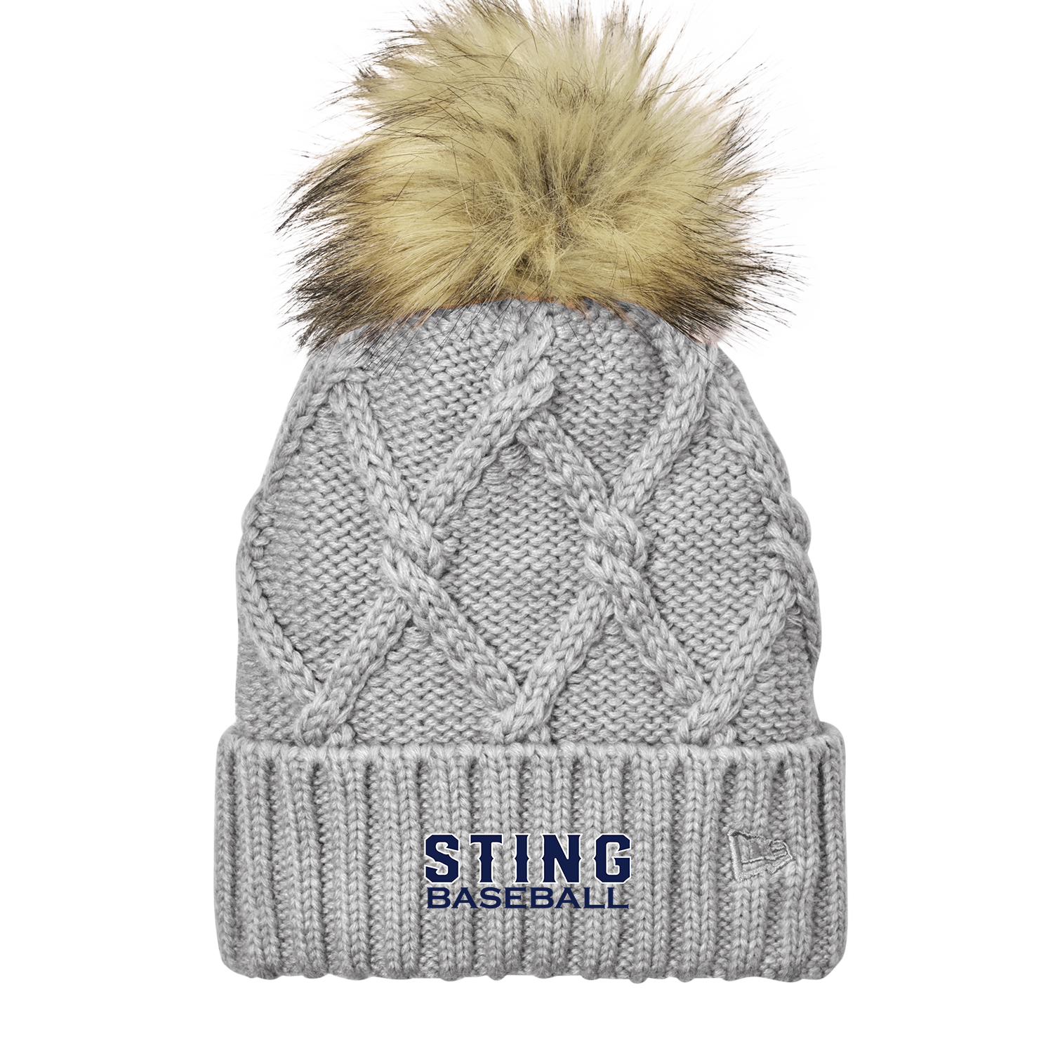 NEW ERA FAUX FUR POM BEANIE