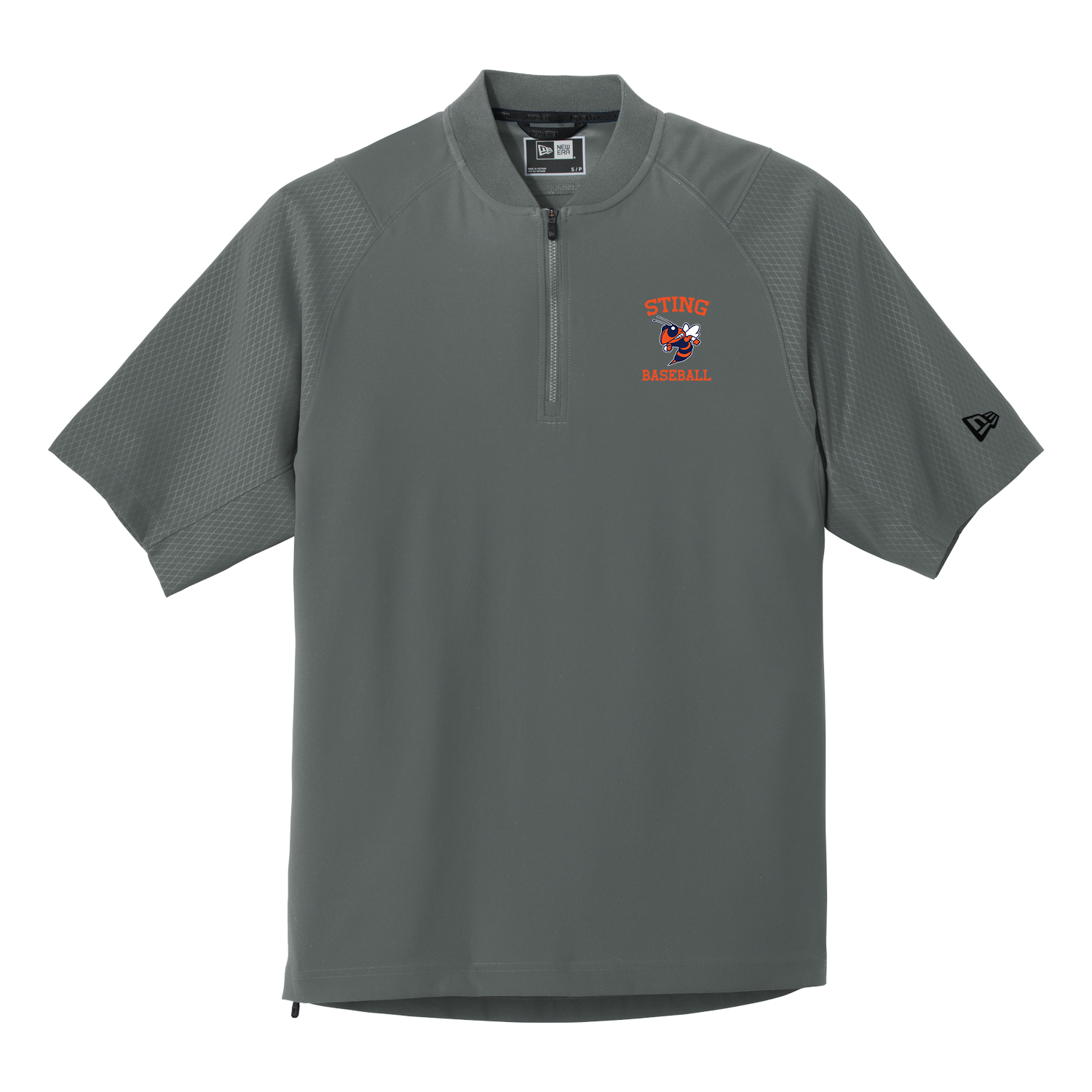 NEW ERA CAGE SHORT SLEEVE 1/4-ZIP JACKET