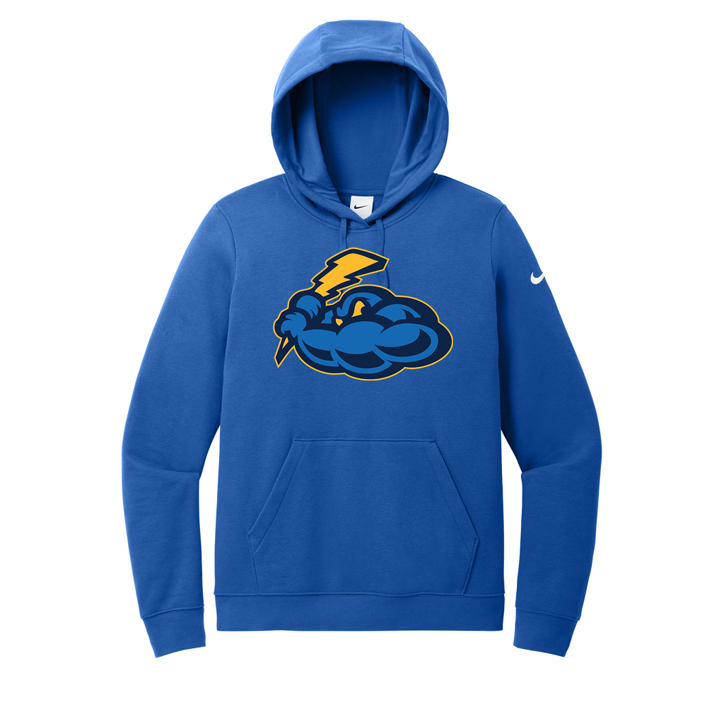 Nike Women's Club Fleece Sleeve Swoosh Pullover Hoodie