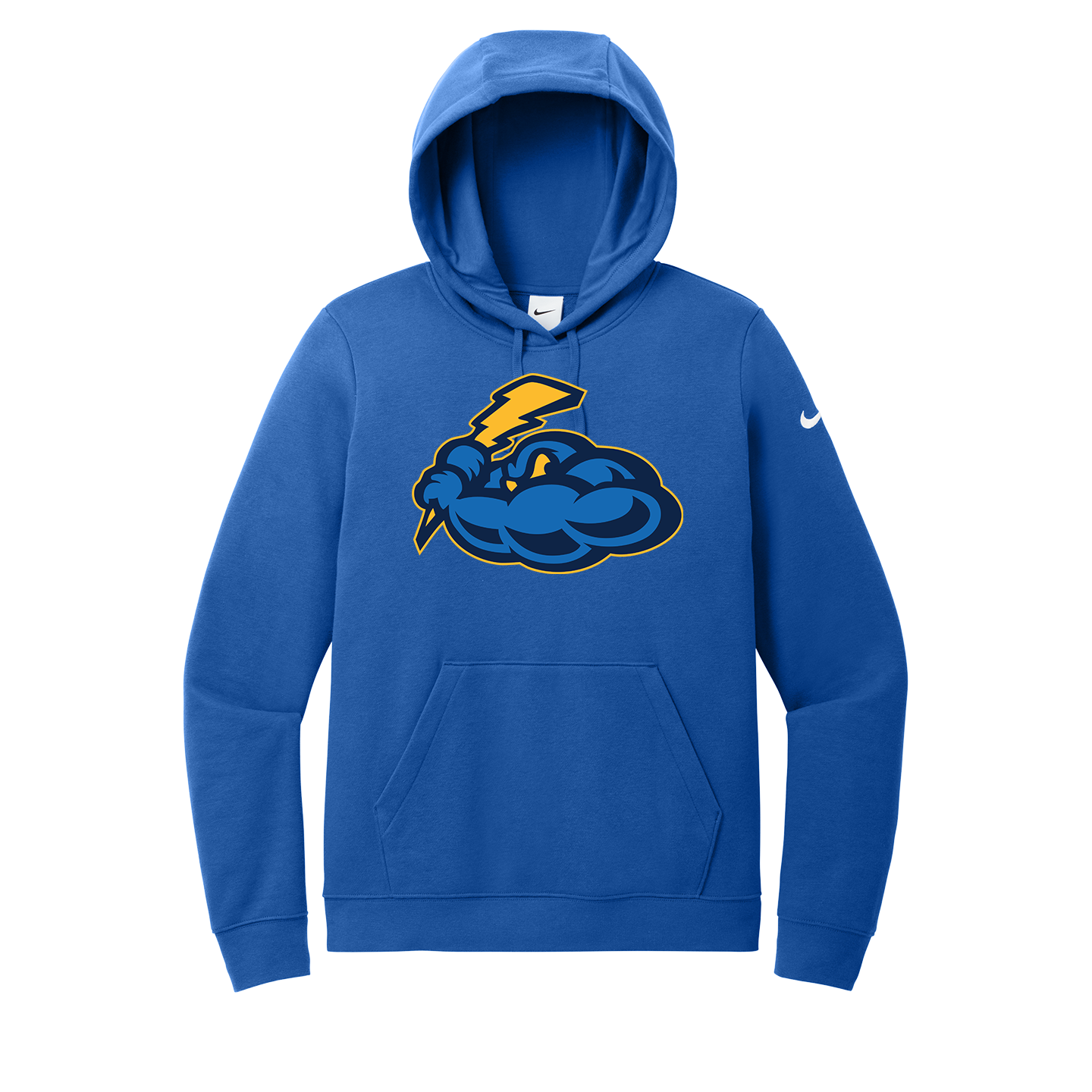 Nike Women's Club Fleece Sleeve Swoosh Pullover Hoodie