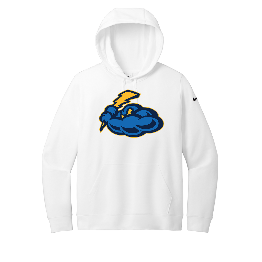 Nike Women's Club Fleece Sleeve Swoosh Pullover Hoodie