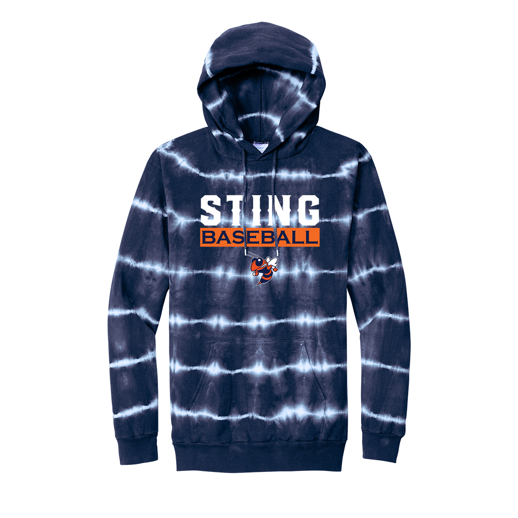 PORT & COMPANY STRIPE TIE-DYE FLEECE