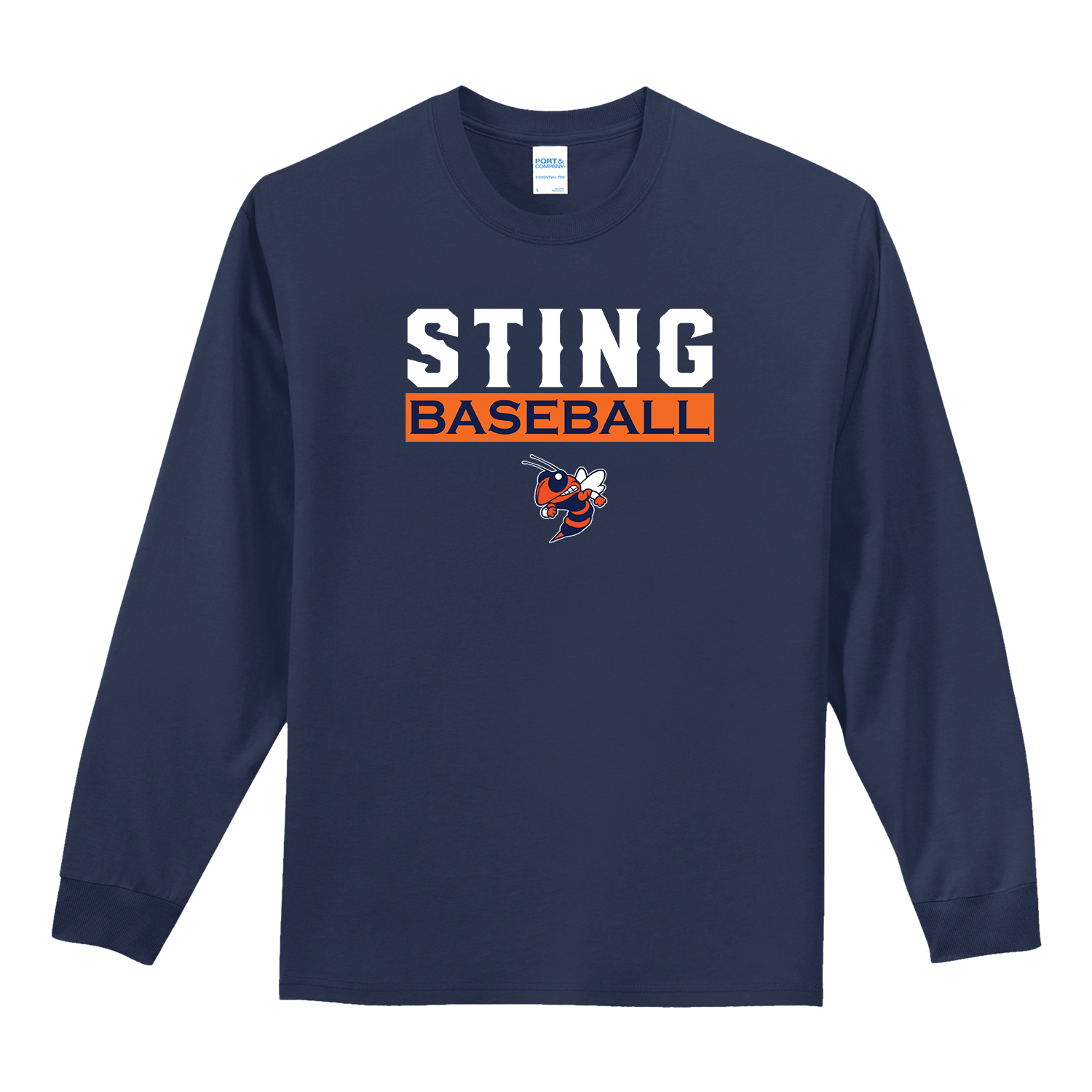 PORT & COMPANY LONG SLEEVE ESSENTIAL TEE