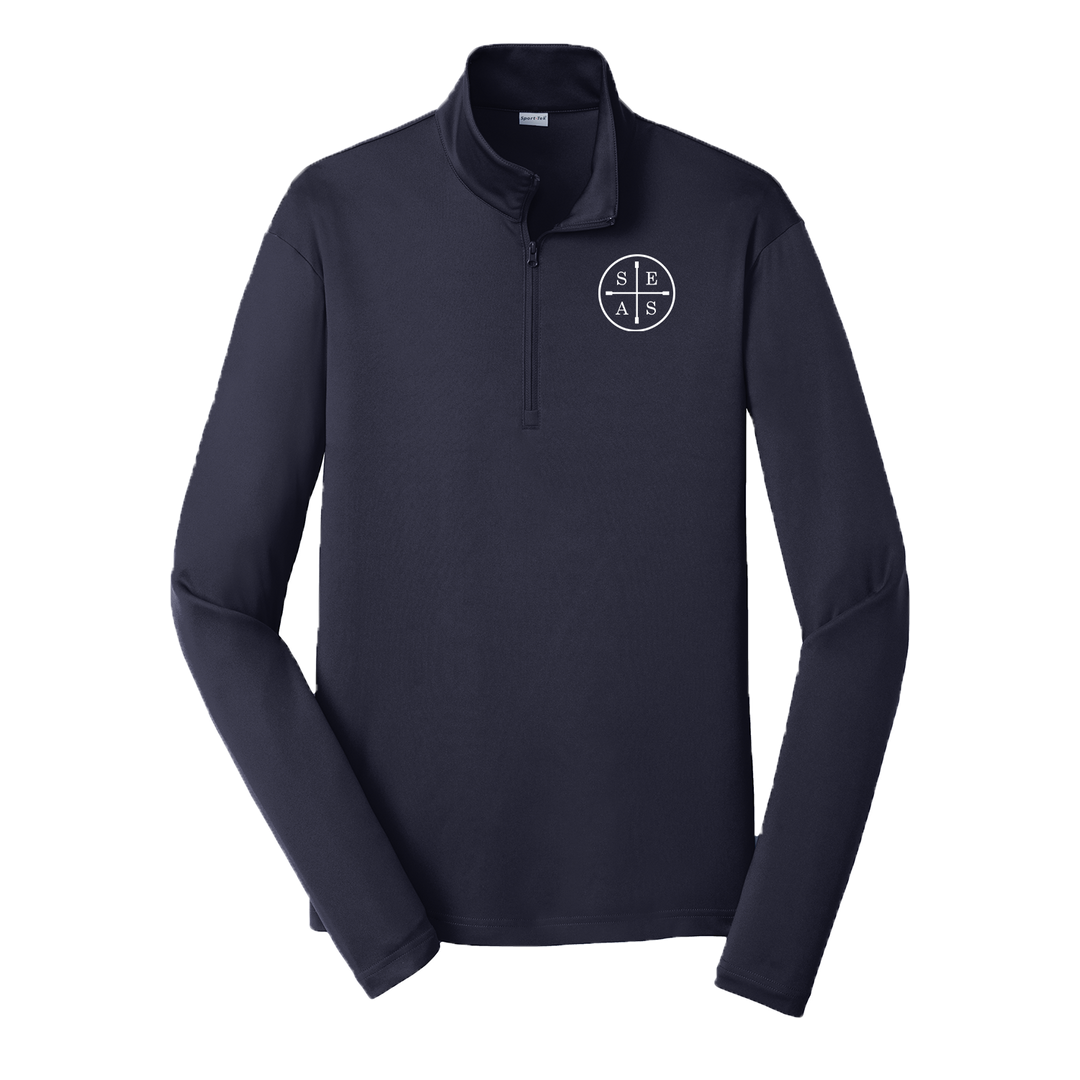 SPORT-TEK 1/4-ZIP PULLOVER - NAVY