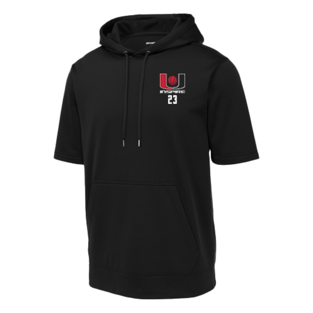 Sport-Tek ® Sport-Wick ® Fleece Short Sleeve Hooded Pullover