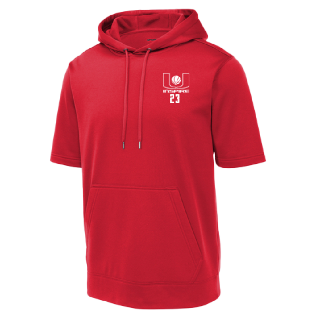 Sport-Tek ® Sport-Wick ® Fleece Short Sleeve Hooded Pullover
