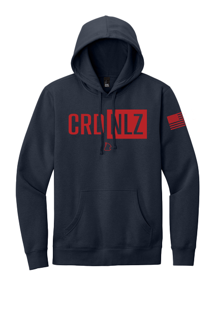 NEW District Mens V.I.T Fleece Hoodie (CRD NLZ)