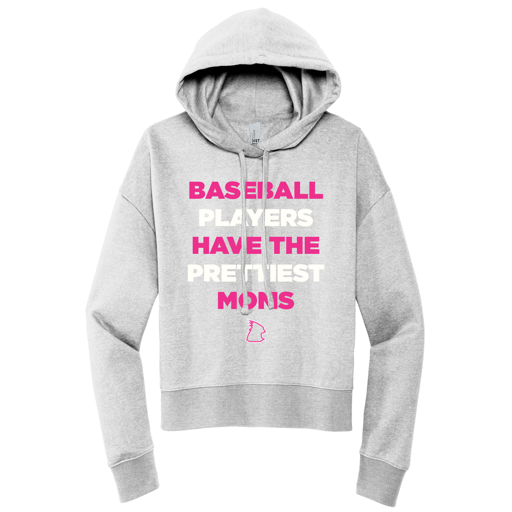 NEW District Womens V.I.T Fleece Hoodie (Baseball Players Have The Prettiest Moms)