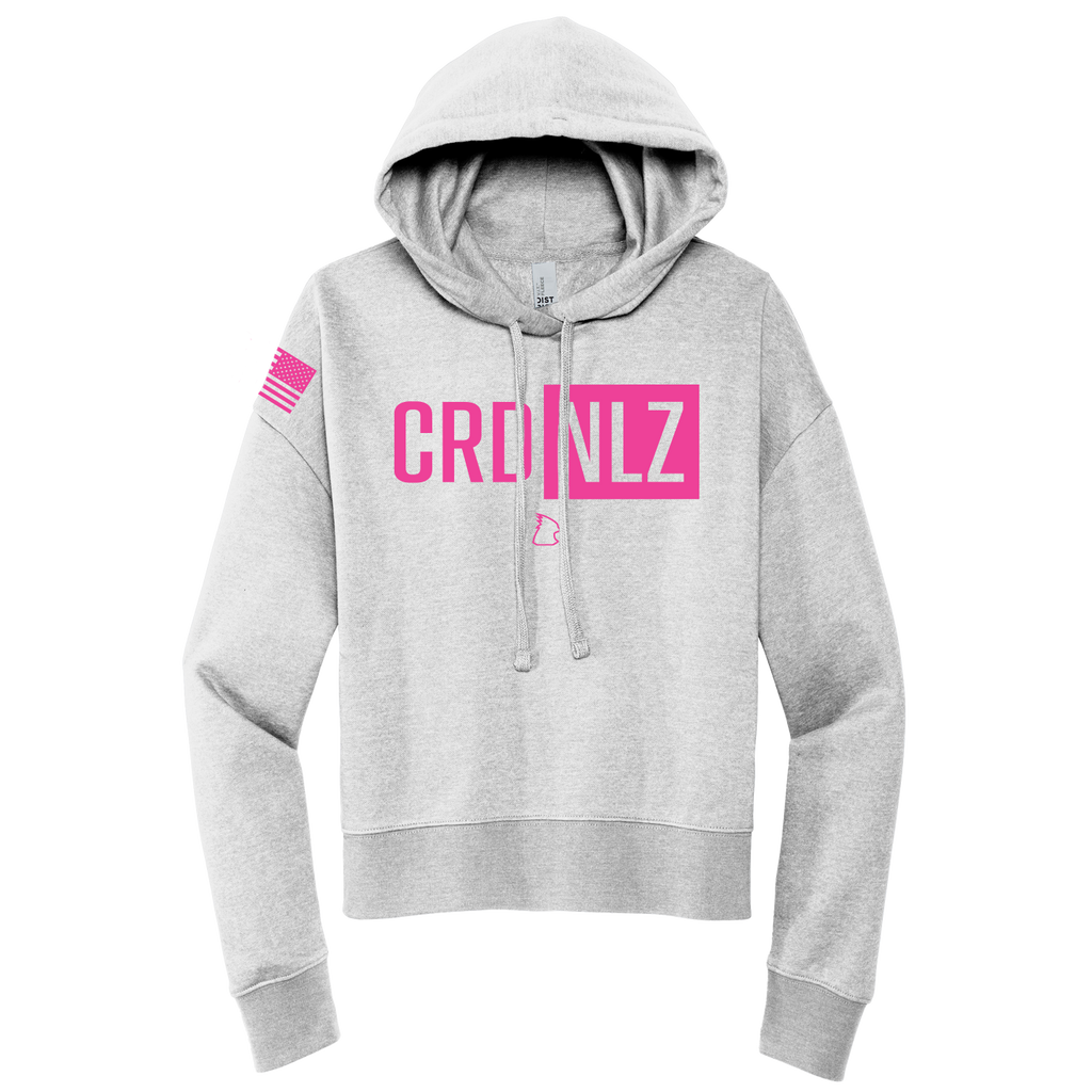 NEW District Womens V.I.T Fleece Hoodie (CRD NLZ)
