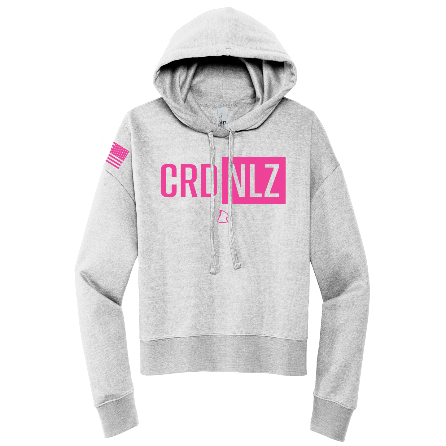 NEW District Womens V.I.T Fleece Hoodie (CRD NLZ)