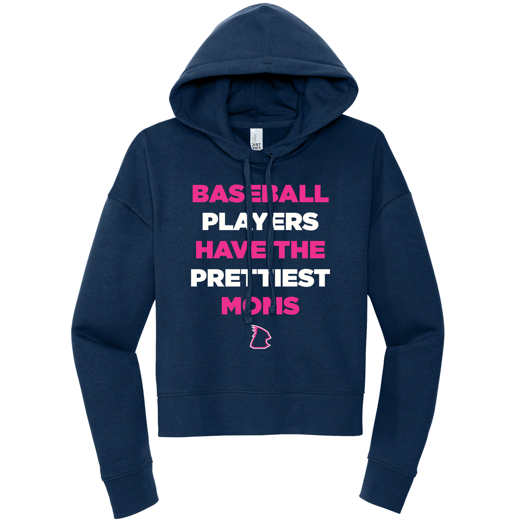 NEW District Womens V.I.T Fleece Hoodie (Baseball Players Have The Prettiest Moms)