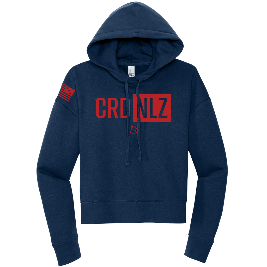 NEW District Womens V.I.T Fleece Hoodie (CRD NLZ)