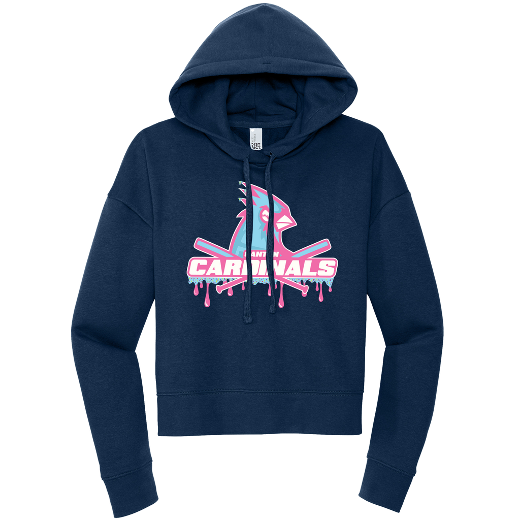 NEW District Womens V.I.T Fleece Hoodie (Cardinals Drip)