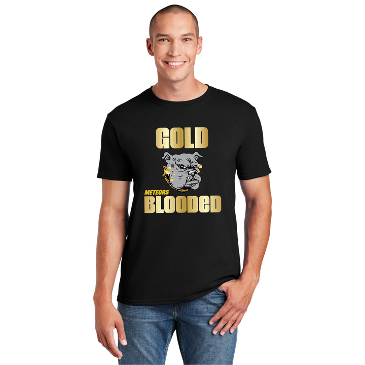 GOLD BLOODED - ADULT SOFTSTYLE T SHIRT