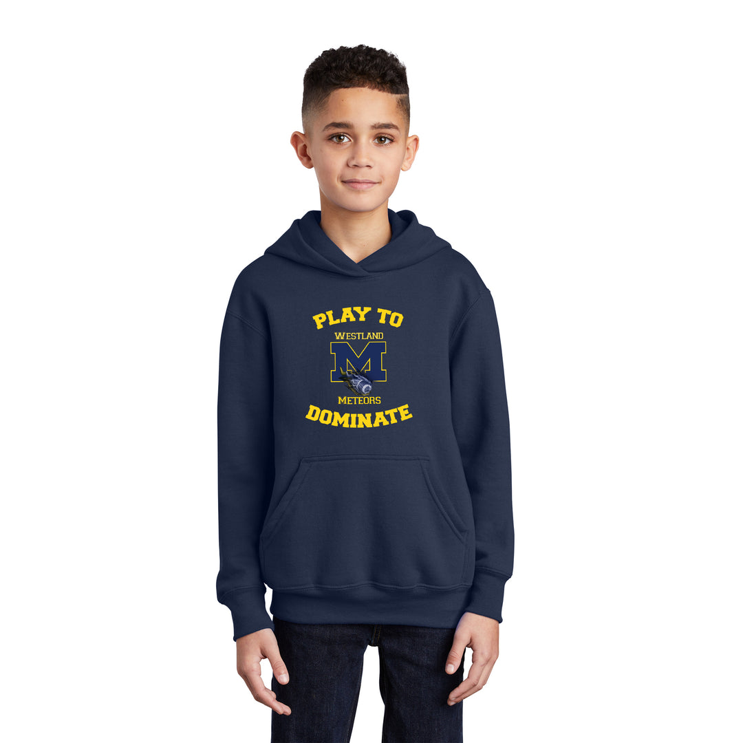 YOUTH PLAY TO DOMINATE HOODIE