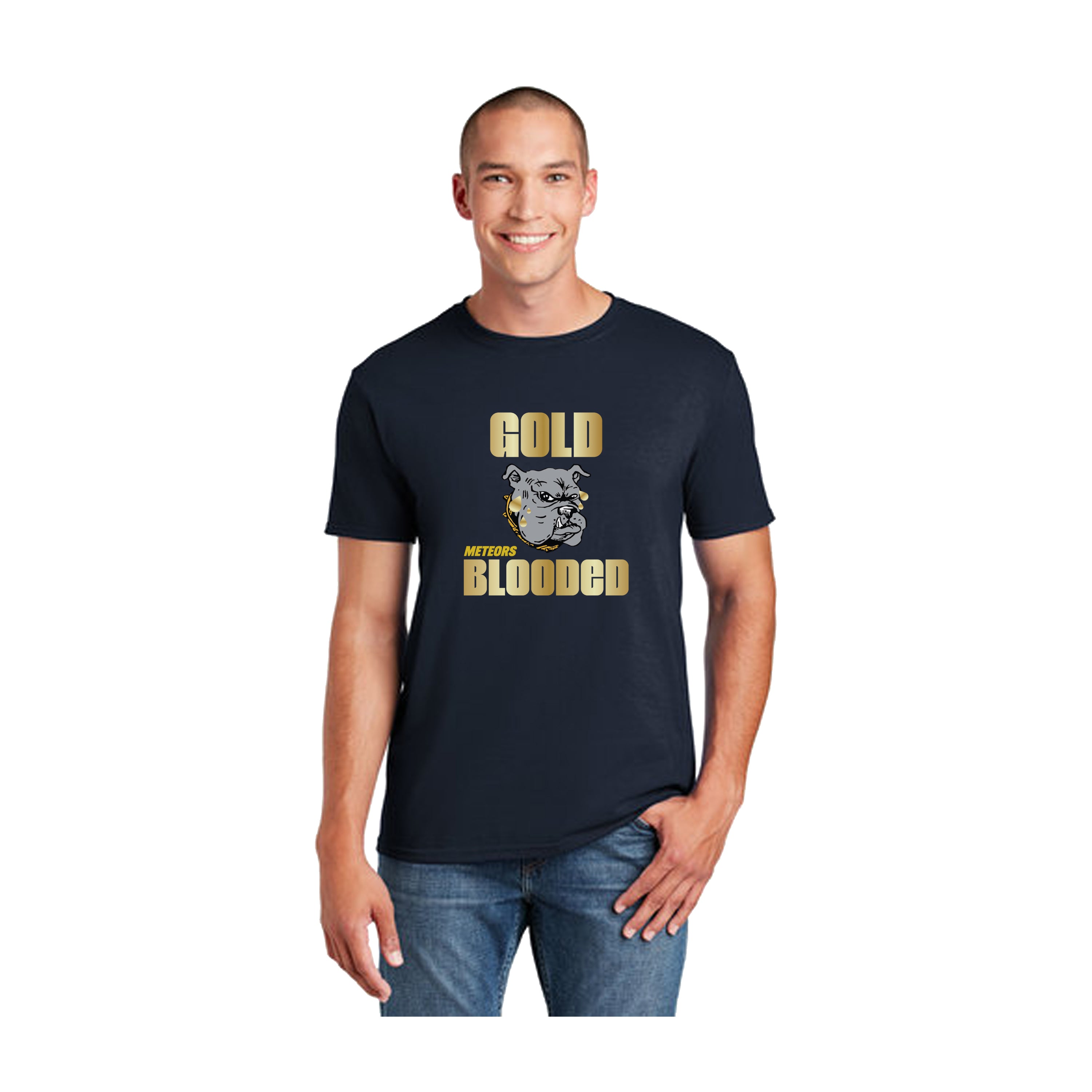GOLD BLOODED - ADULT SOFTSTYLE T SHIRT